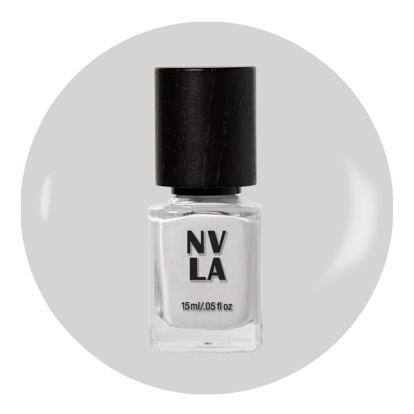 NVLA nail polis Zoom Gloom gray white