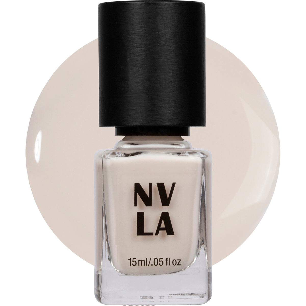 NVLA nail polish IT'S NEVER RAYNI IN TROUSDALE ESTATES sheer white
