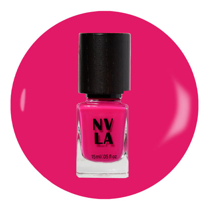 NVLA nail polish WARRIOR PRINCESS PINK hot pink