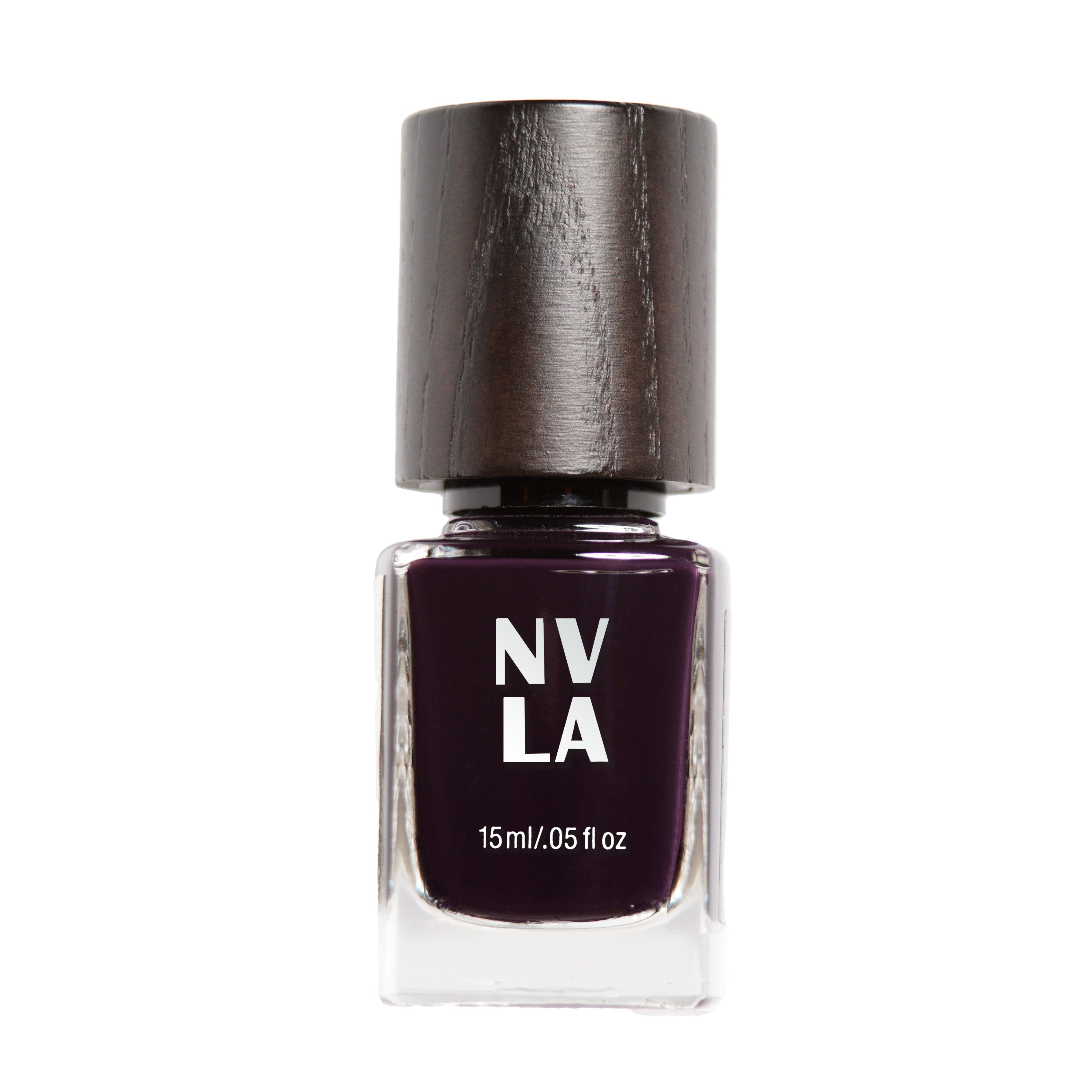 Frosted Aubergine Nail Polish