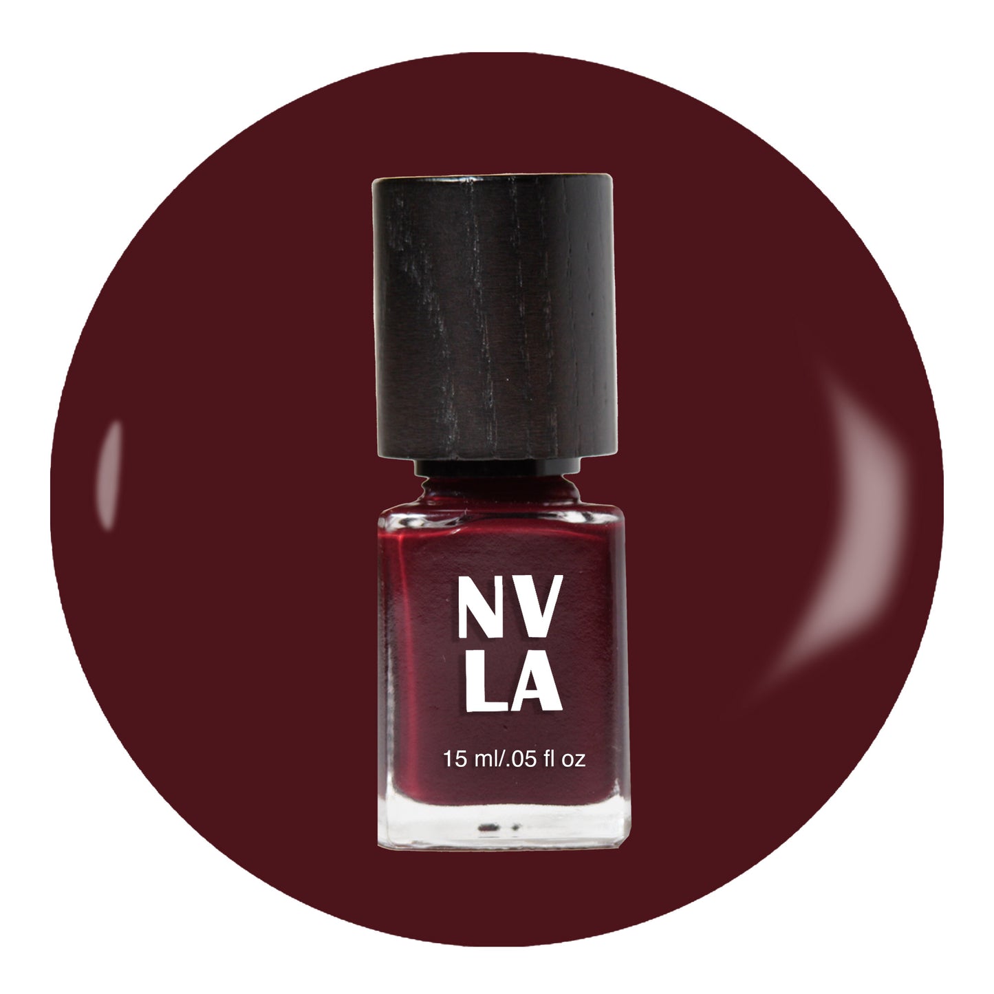 NVLA Nail Polish Ashlee Simpsons - Dark Burgandy tone