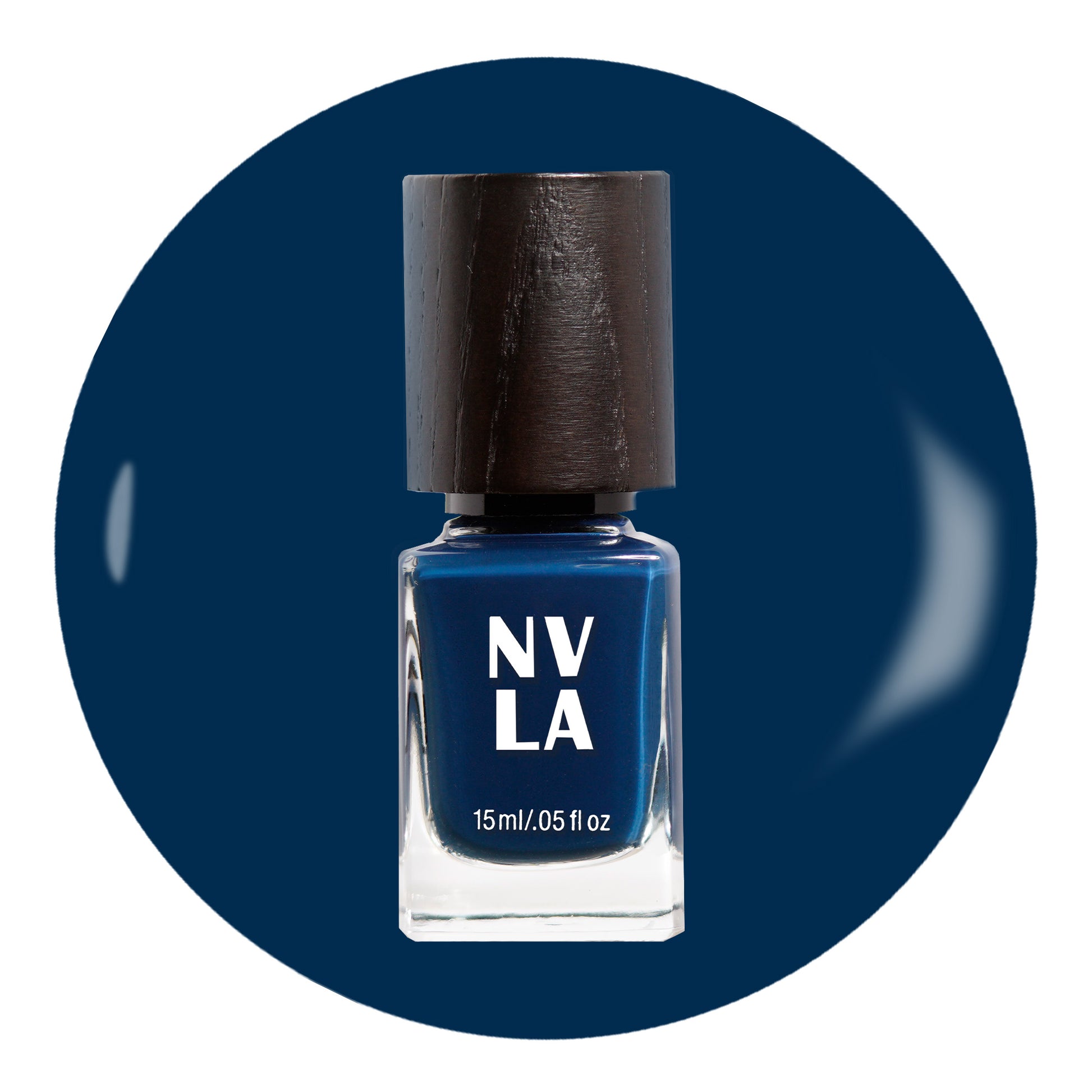 NVLA Nail Polish - Bristol Circle Blue - Navy blue