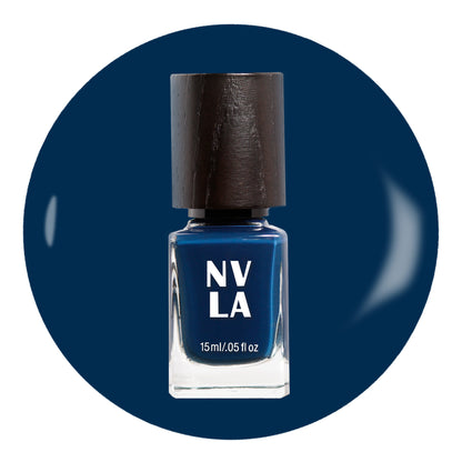 NVLA Nail Polish - Bristol Circle Blue - Navy blue
